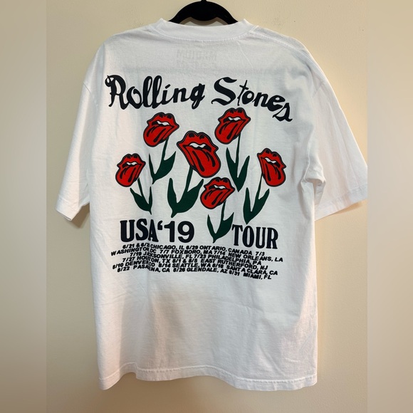 Cactus Plant Flea Market White Tee with Red and Green Graphic - Picture 2 of 3